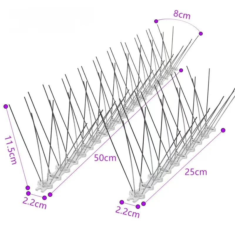 Pinchos Ahuyentadores Barrera De Puas